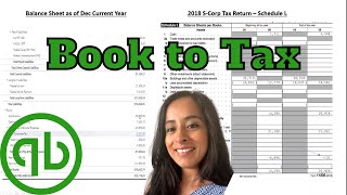 How to Match QuickBooks Balance Sheet to S-Corp Tax Return - Distribution
