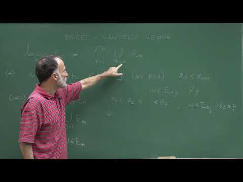 Master Program: Probability Theory - Lecture 5: Borel-Cantelli lemma