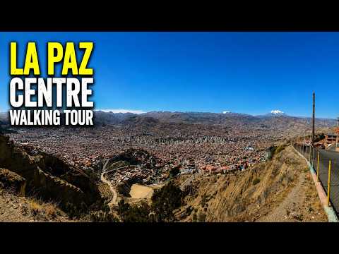 Walking Tour of La Paz Historic Center, Bolivia 🇧🇴 | Vibrant Streets & Amazing Views