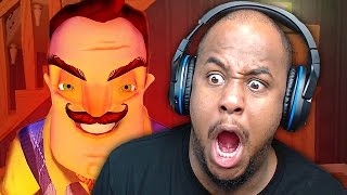GOING INTO THE BASEMENT! | Hello Neighbor (New House/Alpha 2 ENDING)