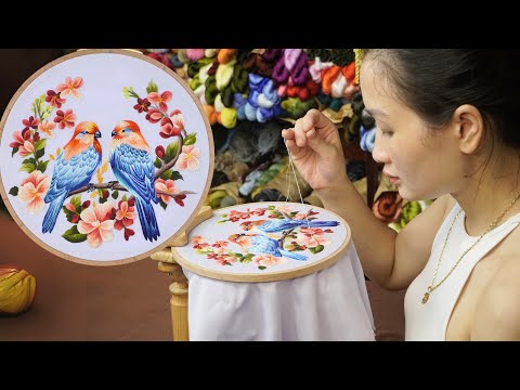 Top 3 Most Beautiful Flower Embroidery Designs! Detailed Embroidery Tutorial (for Beginners)