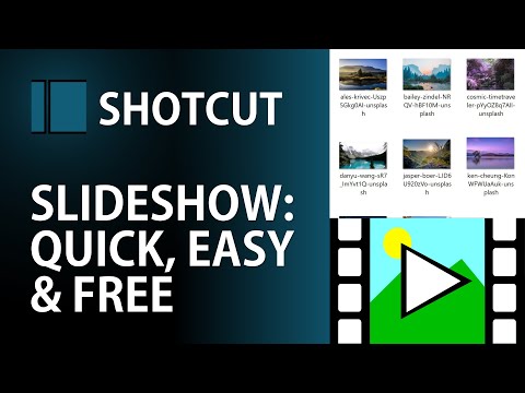 Create Slideshows from Photos in SECONDS | Quickest, Easiest, FREE Slideshow with Music | Shotcut