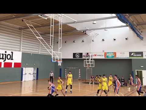 Caden Bradley vs BARCELONA JAC SANTS 18Min 12pts(3pt 2-4) 5assist 8 rebounds// Game winning assist