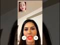 Sunny Leone Video Call Shorts Videocall Sunnyleone Funnyvideo 2023 Youtubeshorts