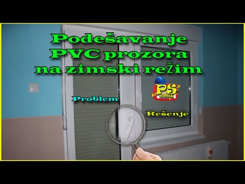 Adjusting PVC windows to winter mode - Failure of the master when assembling the closing mechanism