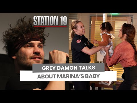 Grey Damon talk about Marina's baby & sign language