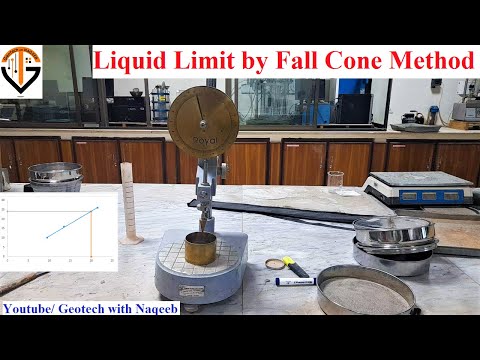 How to perform Fall Cone Method Test - Liquid Limit Determination | Geotech with Naqeeb
