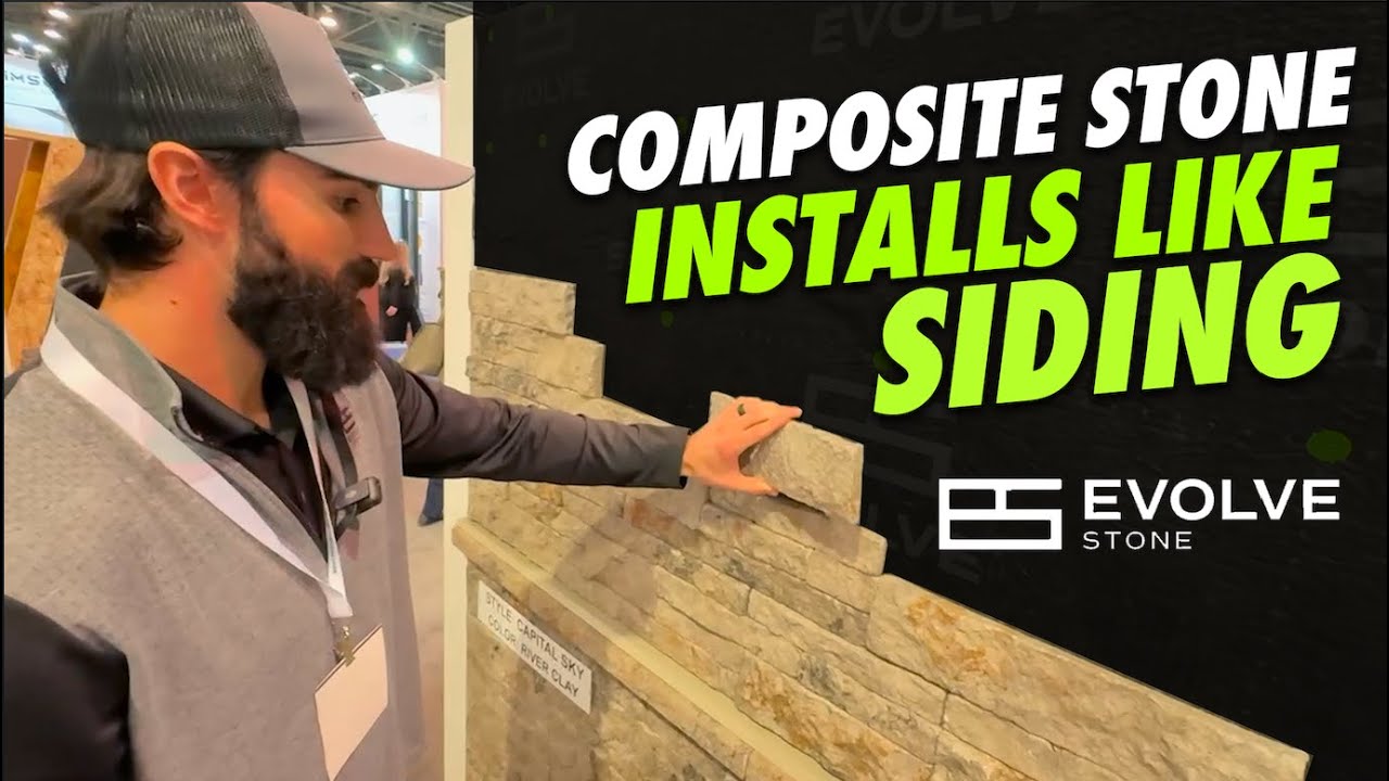 Evolve Stone Siding Demonstration: Nail-Gun-Installed Stone Veneer