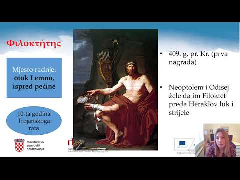 Grčki jezik 4. r. SŠ (početnici) - Sofoklo, Filoktet