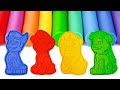 Playing With Paw Patrol Play Doh Candy Bowls Learn Colors Preschool Toddler Learning Video
