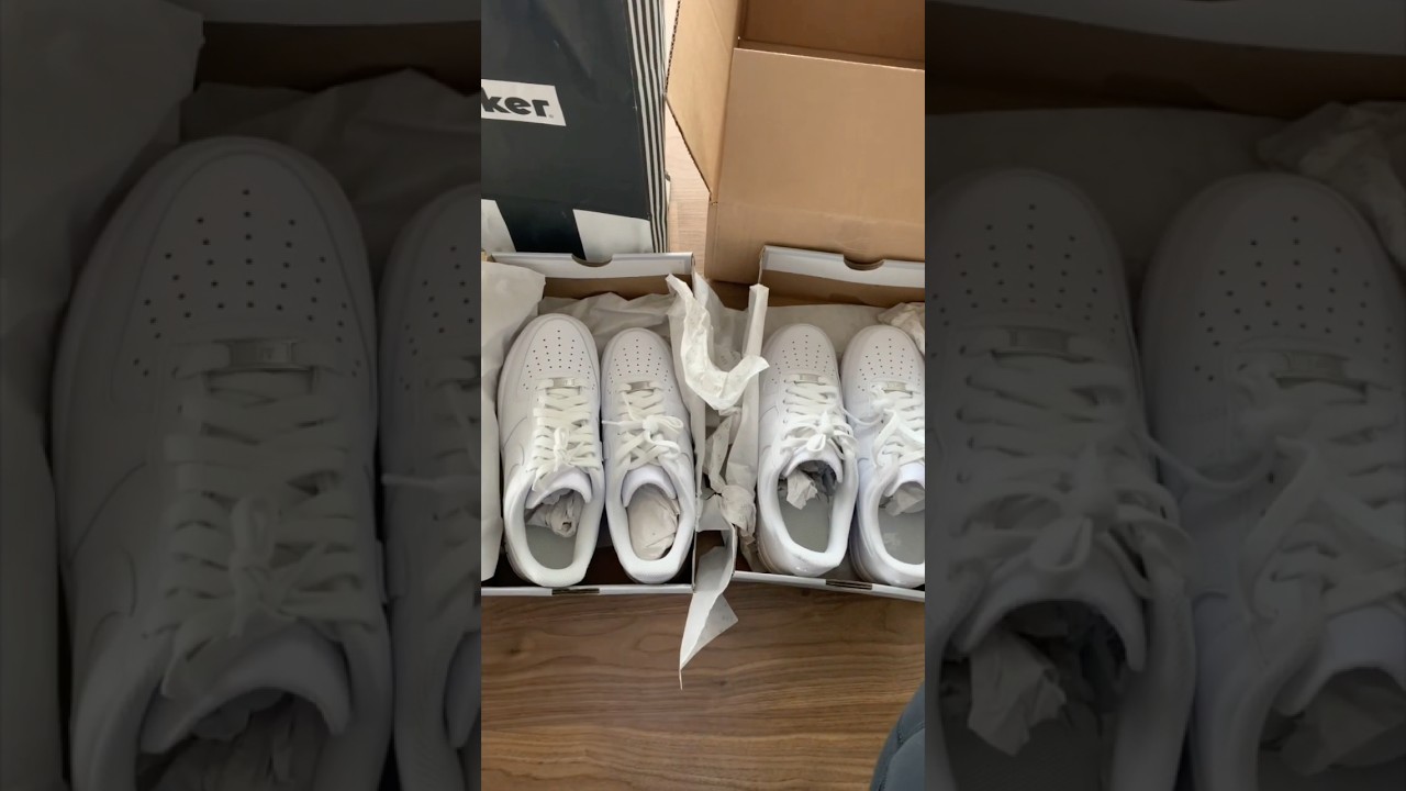 Men's VS Women's  @Nike   AIR FORCE ONES #shorts