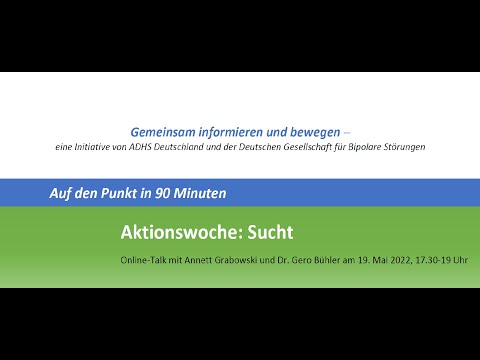 Auf den Punkt in 90 Minuten: Aktionswoche: Sucht