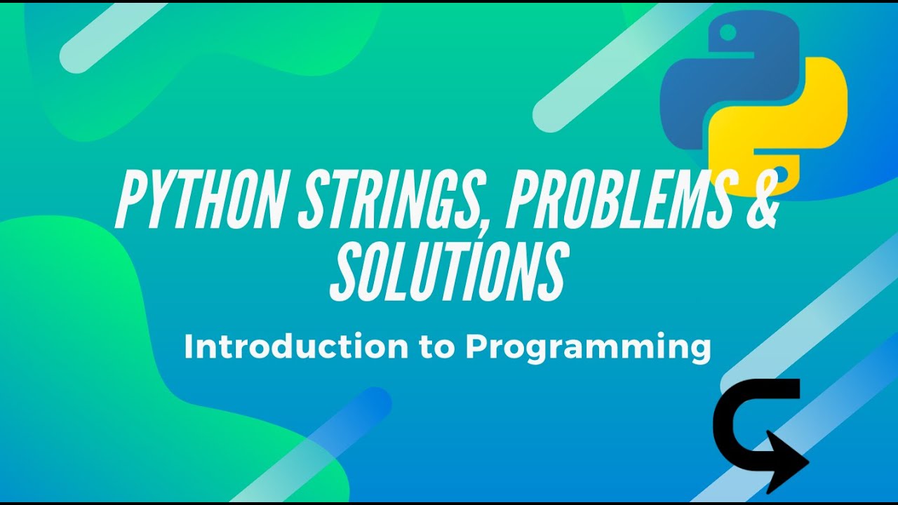String problems & solutions - LECTURE 4 | Introduction to Python | Python for Beginners #python