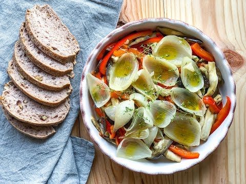 ESCALIVADA EXPRESS, al microondas. Receta sana y fácil! | Saboreanda