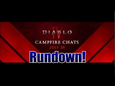 Diablo IV - Dev Campfire Chat RUNDOWN - Season of the Malignant- July 28 #diablo4 #diabloiv  #dev