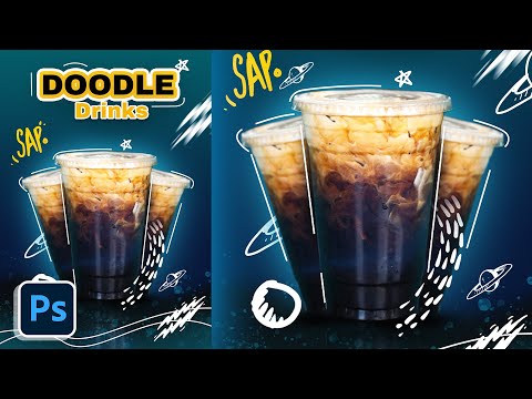 Photoshop Tutorial | Coffee Poster Design | Coffee Flyer Design in Photoshop CC