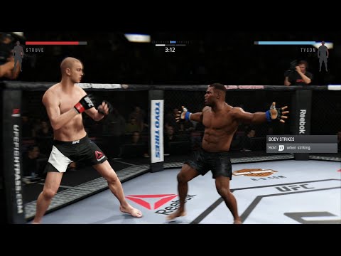 Stefan Struve vs Mike Tyson EA sports UFC 2 TKO