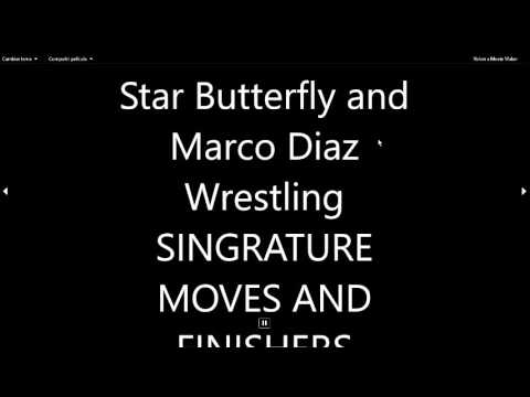 WWE SVR 09: Star vs The Forces Of Evil: Star B-Fly and Marco Diaz Finisher And Signature Moves