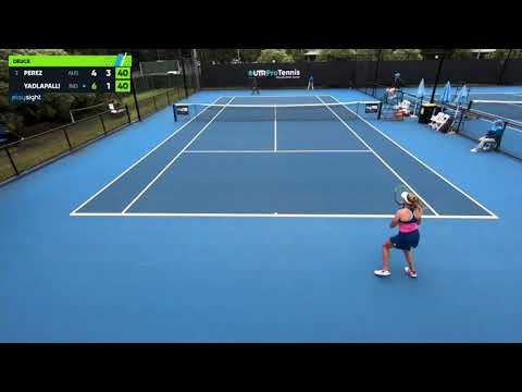 Pranjala Yadlapalli vs Ellen Perez Highlights - UTR Pro Series Melbourne