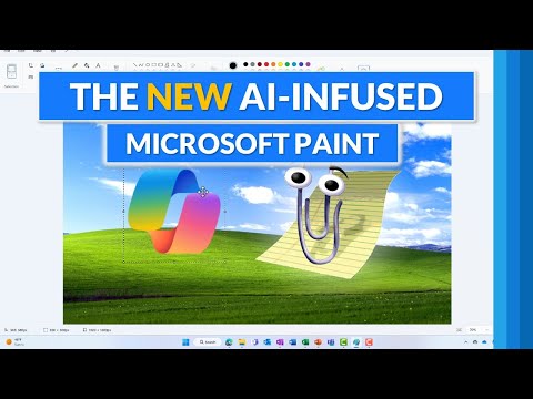 New Microsoft Paint AI features and Cocreator in Windows 11 23h2