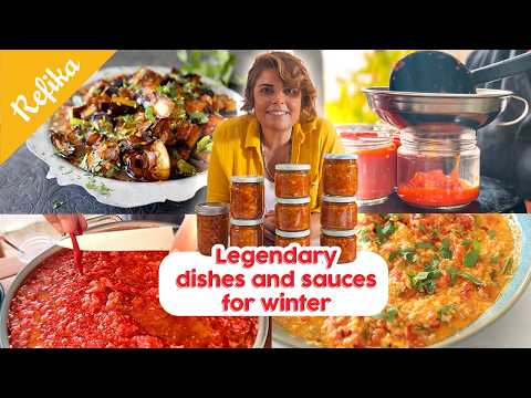 Perfect Winter Dishes & Sauces; Menemen, Shakshuka, Lutenitsa & Pepper Sauce Recipes