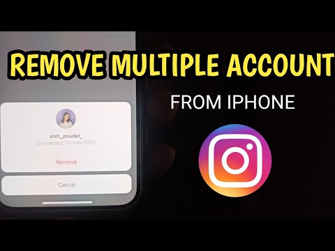 How To Remove Multiple Instagram Account From Any IOS...