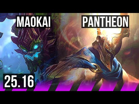 MAOKAI & Ezreal vs PANTHEON & Draven (SUP) | KR Master | 25.16