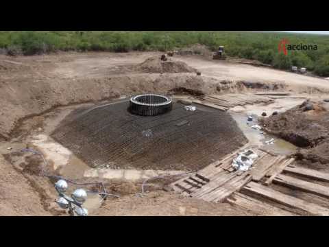 Want to know how a wind turbine foundation is made?