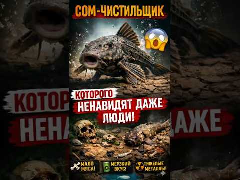 Почему сом-чистильщик никому не нужен? 🤢 вся правда об этой рыбе #рыбы #сом #факты #wildlife #shorst