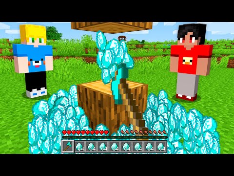 Minecraft, mas os ITENS SÃO TODOS ALEATÓRIOS!