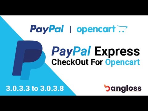 Paypal Express Checkout for OpenCart 3 x