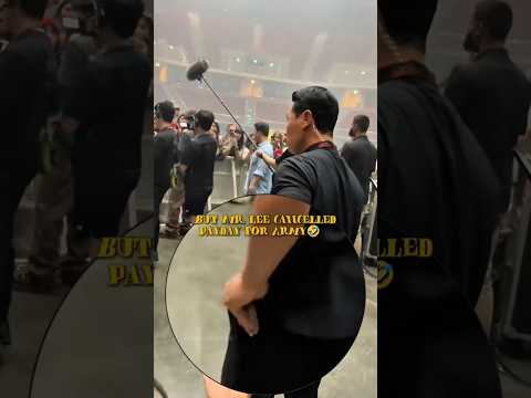 Mr.Lee cancelled payday for Army💸😅 #hos_tour #hopeonthestage #bts