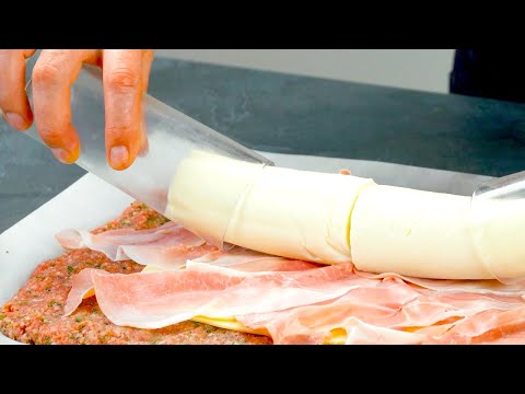 Lay These 3 Ingredients On Ground Beef & Roll It Up -...