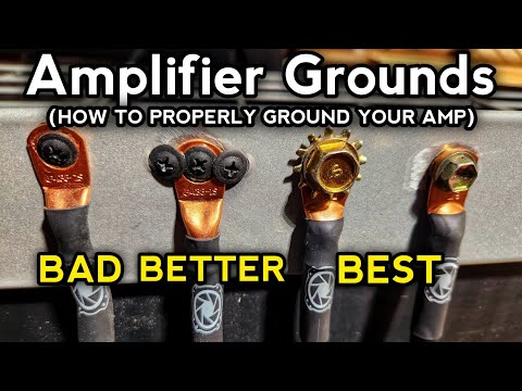 How To Ground A Car Amplifier 3 different ways