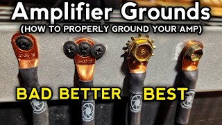 How To Ground A Car Amplifier 3 different ways