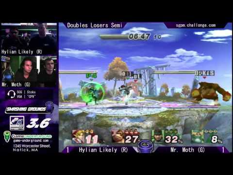Rock em Stok em Smashbros - Project M 3.6 Doubles - Hylian Likely (R) vs Mr Moth (G) (P2)