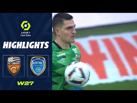 FC LORIENT - ESTAC TROYES (2 - 0) - Highlights - (FCL - ESTAC) / 2022-2023