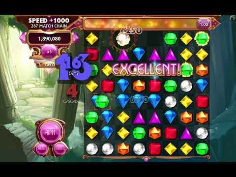 [S6C4] Bejeweled 3 Plus (Lightning Mode): 455-Chain