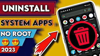 UNINSTALL SYSTEM APPS IN 3 MINUTE WITHOUT ROOT 😍