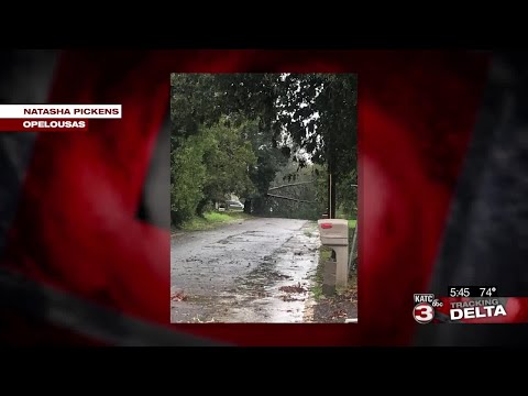 KATC's Andrew Clay shows viewer submitted footage of Hurricane Delta from around Acadiana