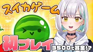 【スイカゲーム】初めてのスイカで35000点目指す！！【ななしいんく】