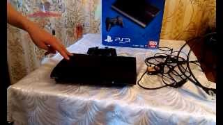 preview picture of video 'распаковка ps 3 super slim'