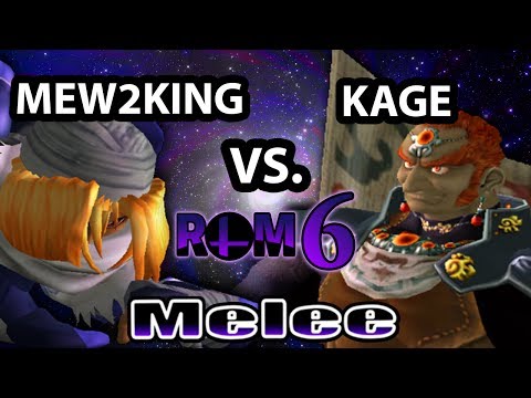 Revival of Melee 6 - Mew2King (Sheik) Vs. Kage (Ganondorf) - Winners Quarters