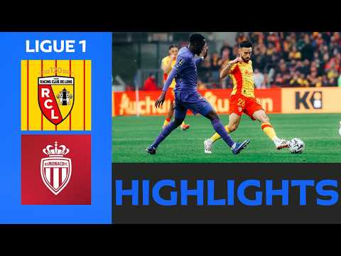 Lens - Monaco | 2-3 | Highlights | Ligue 1 2025-26 | lens monaco