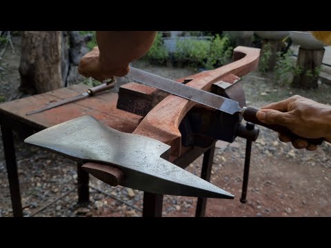 Firefighter Axe Restoration & The Process Of Making a Beautiful Axe Handle | True Temper Kelly Works