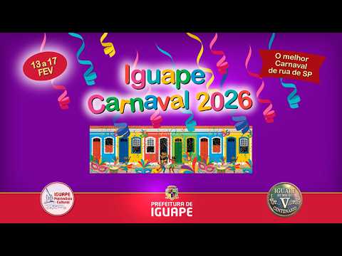 Iguape Carnaval 2026 | Sexta - 13/02/2026