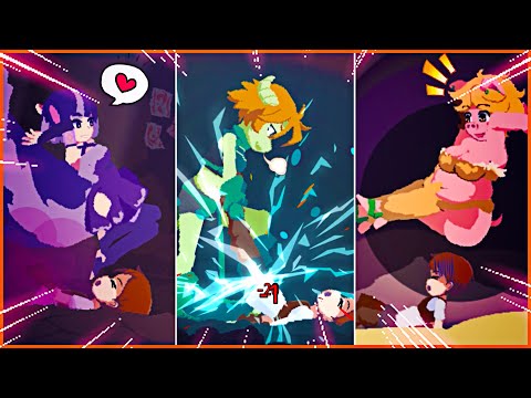 Terrible ending when captured by monster girls - All Bosses - Monsters' Night Gameplay (Part 2)