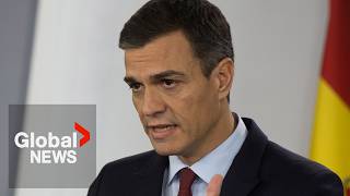 Spain won't be "complicit in something that's bad for the world": Sanchez
