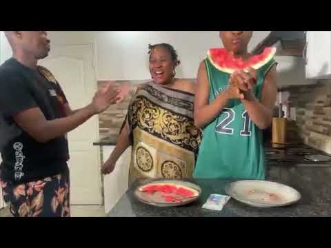 Family Watermelon Challenge