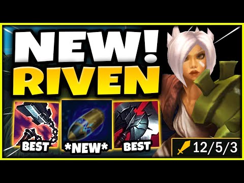 *NEW* RIVEN IS UNSTOPPABLE IN SEASON 12 (NEW RUNE) - S12 RIVEN TOP GAMEPLAY! (Season 12 Riven Guide)